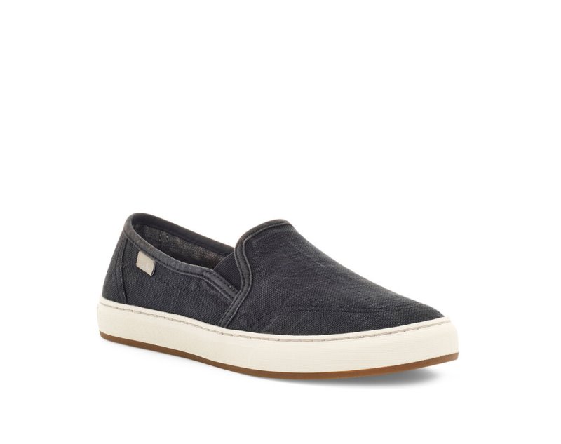 Sanuk Avery Hemp Vegan Women's Sidewalk Surfers Black | Canada 85YXF